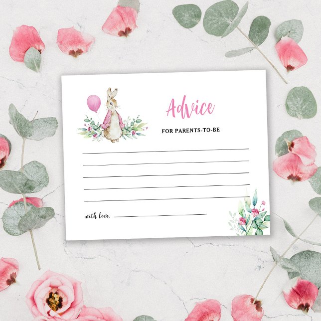 Peter Rabbit Parents-to-be Advice Card (Skapare uppladdad)