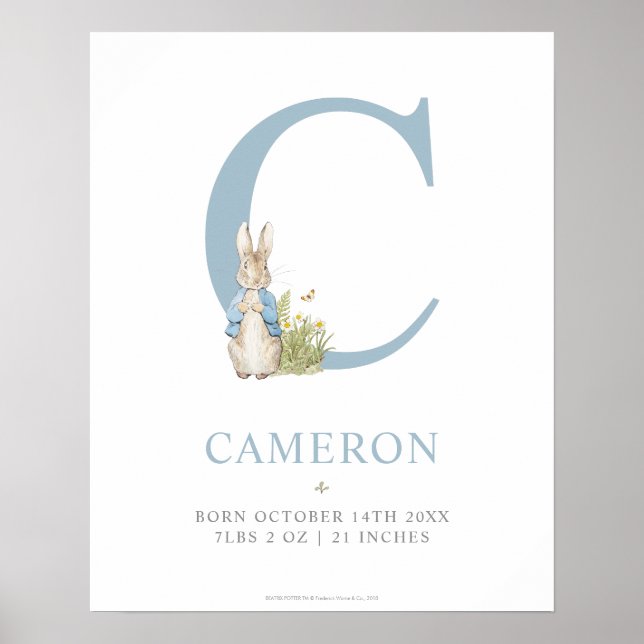 Peter Rabbit | PERSONLIG BREV C Poster (Framsidan)
