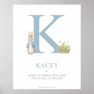 Peter Rabbit | PERSONLIG BREV K Poster
