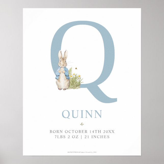 Peter Rabbit | PERSONLIG BREV Q Poster (Framsidan)
