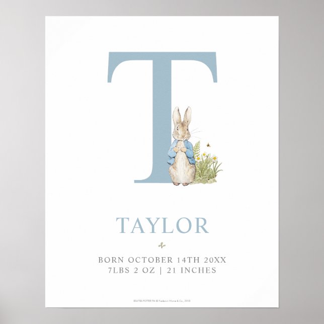 Peter Rabbit | PERSONLIG BREV T Poster (Framsidan)