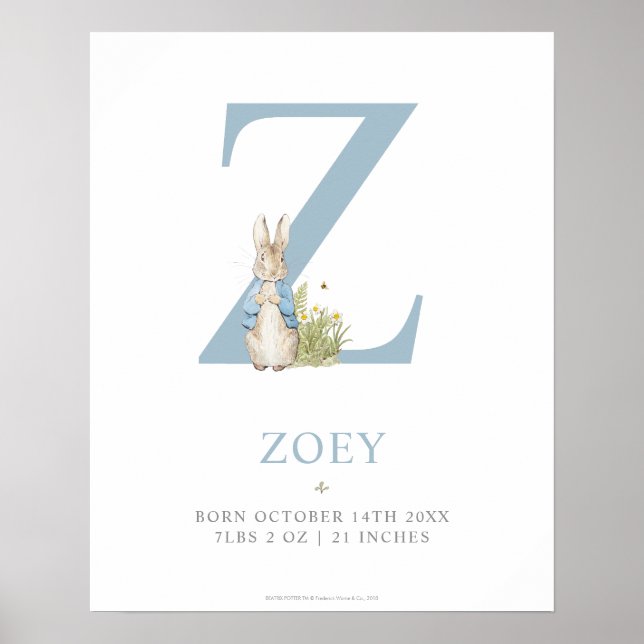 Peter Rabbit | PERSONLIG BREV Z Poster (Framsidan)