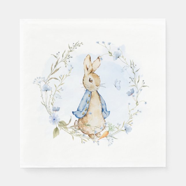 Peter Rabbit Pojke Papper Napkins | Standard Pappersservett (Framsidan)
