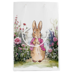 Peter Rabbit Rosa Jacka i hans Garden