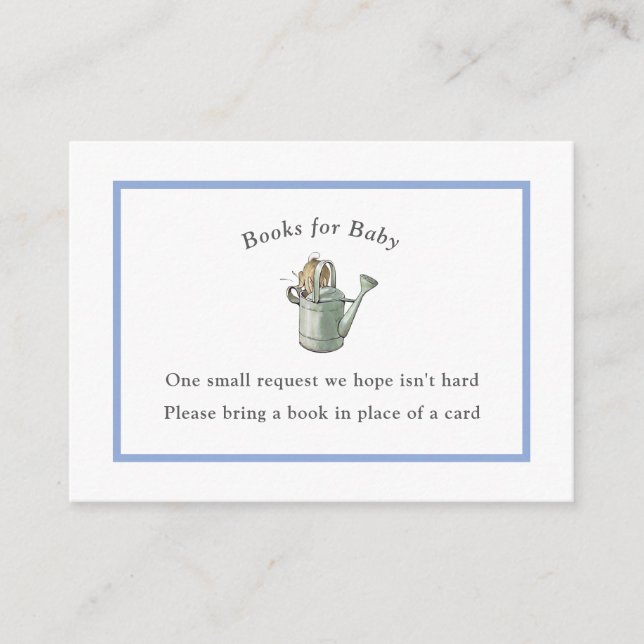 Peter Rabbit Rosa Vintage Baby Bok Tilläggskort (Framsida)
