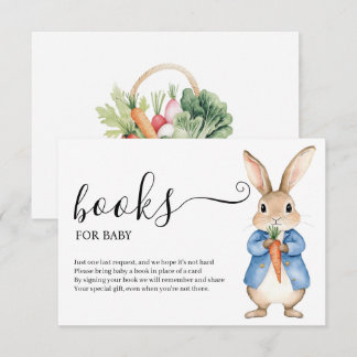 PETER RABBIT VEGGIE BASKET BOOKS FOR BABY  TILLÄGGSKORT