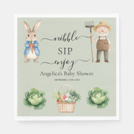 Peter Rabbit Veggies McGreggor Garden Party Pappersservett