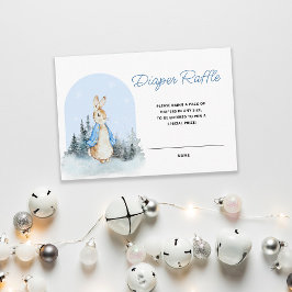 Peter Rabbit Winter Arch Diaper Raffle Tilläggskort