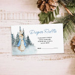 Peter Rabbit Winter Diaper Raffle Tilläggskort<br><div class="desc">Kort för vattenfärg Peter Rabbit Winter Diaper Raffle-hölje. Matchande objekt är tillgängliga.</div>