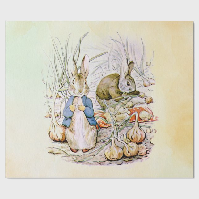 Peter Rabbit Wrapping Papper Presentpapper (Platt)