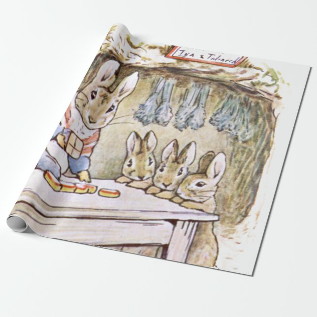 Peter Rabbit Wrapping Papper Presentpapper (Utrullad)