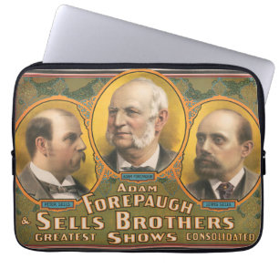 Peter Sells, Adam Forepaugh och Lewis Sells Laptop Fodral