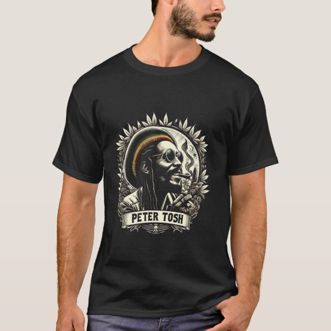 Peter Slår Reggae T Shirt (Framsida)