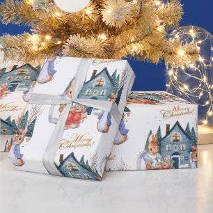 Peter the kanin-julshopping presentpapper