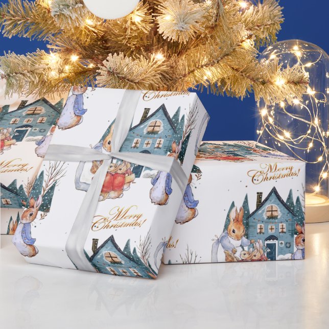 Peter the kanin-julshopping presentpapper (Helgdagar)