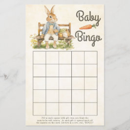 Peter The Rabbit - Baby Shower bingo-spelet