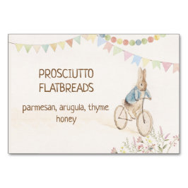 Peter the Rabbit Bunny Gender Neutral Buffet Food Bordsnummer