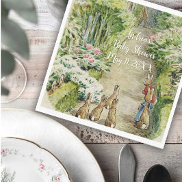 Peter the Rabbit Garden Baby Shower Pappersservett