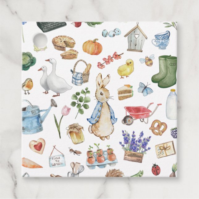 Peter the Rabbit Gåvor Etiketter (Framsida)