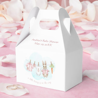 Peter the Rabbit Girl Clothesline Baby Shower   Presentaskar