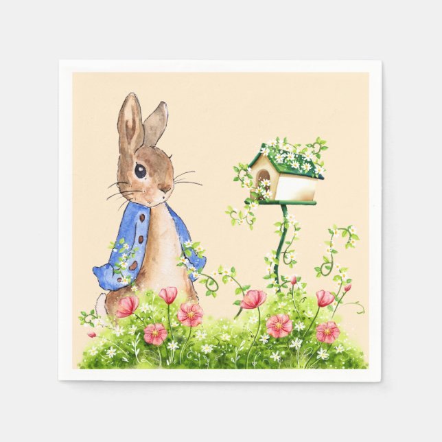 Peter the Rabbit in Hans Garden Pappersservett (Framsidan)