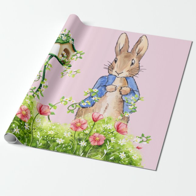 Peter the Rabbit in Hans Garden Presentpapper (Utrullad)
