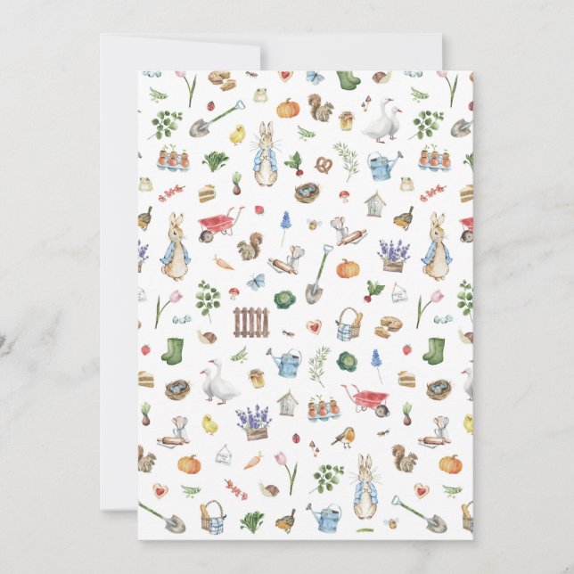 Peter the Rabbit Julkort (Framsida)