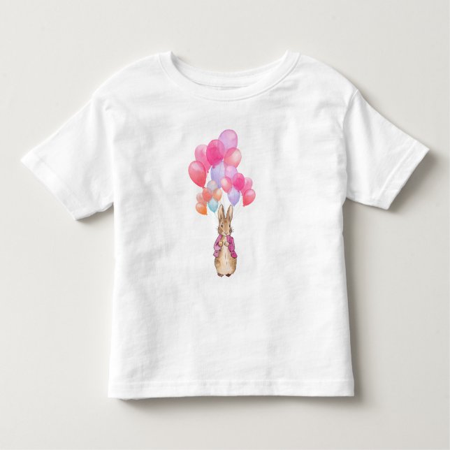 Peter the Rabbit Rosa Jacka och Balloons T Shirt (Framsida)