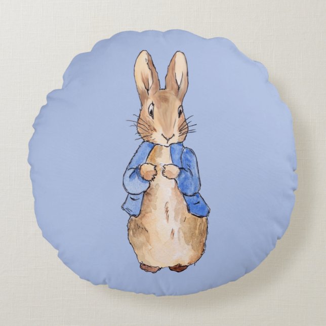 Peter the Rabbit Rund Kudde (Framsidan)