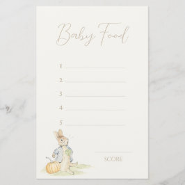 Peter the Rabbit Some Bunny Guess Baby Food Game