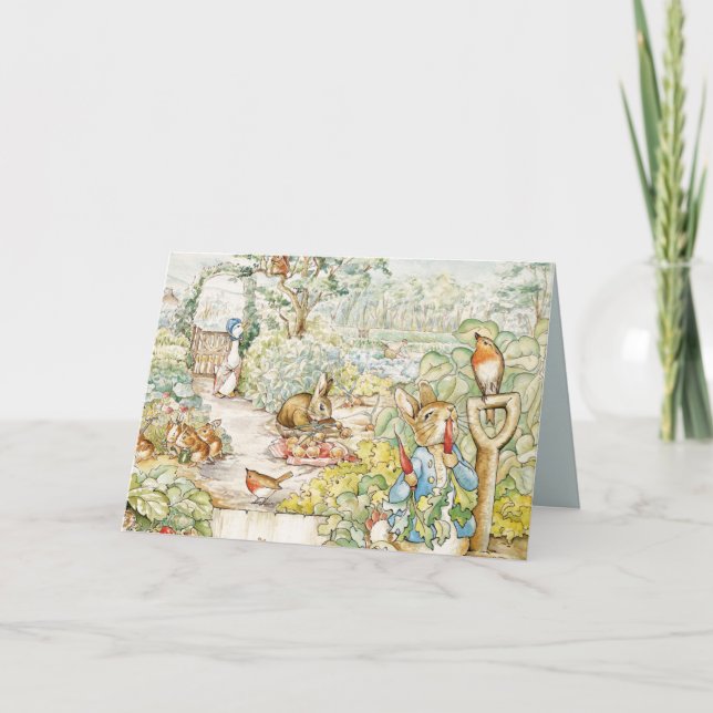 Peter the Rabbit Tack Kort (Framsida)