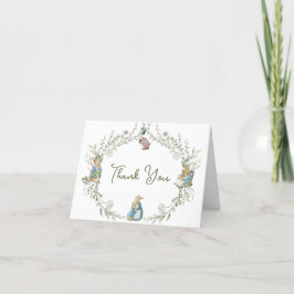 Peter the Rabbit WildblomBaby Shower Tack Kort