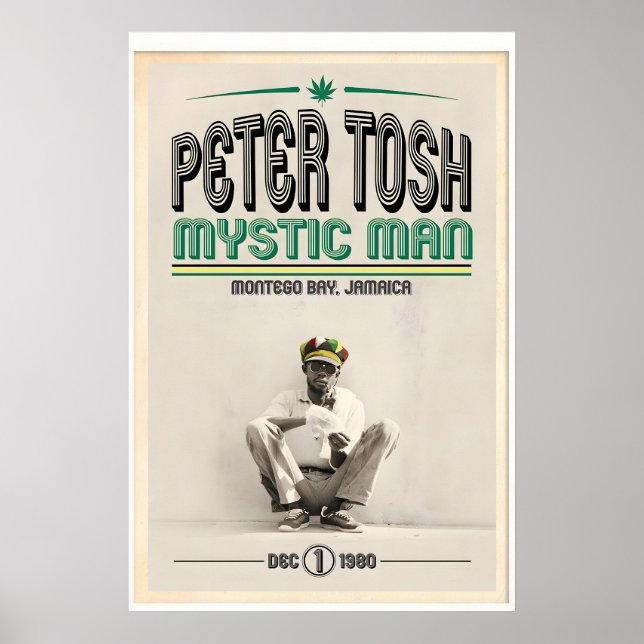 Peter Tosh Live i Montego Bay, Originaltryck Poster (Framsidan)