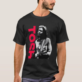 Peter Tosh with Guitar Adrian Boot Photo T Shirt