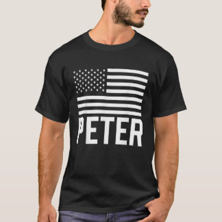 Peter Usa Personlig Forename Namn Birthday T Shirt