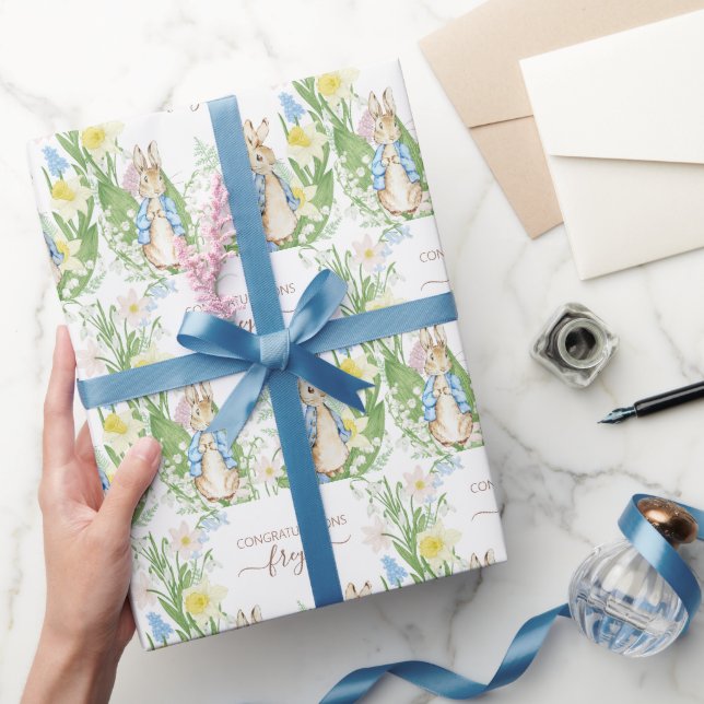 Peter Vår Blooms Påsk Baby Shower Presentpapper (Gifting)