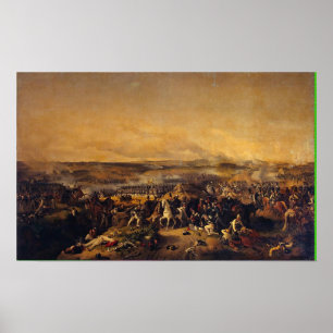 Peter von Hess - striden av Borodino Poster