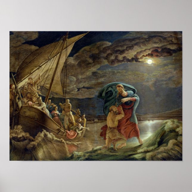 Peter Walks på Vatten, 1806 Poster (Framsidan)