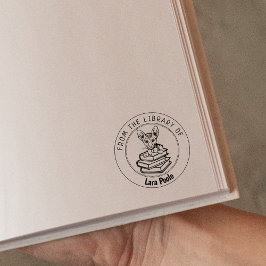 Peterbald Cat, Bok från Bibliotek Stämpel
