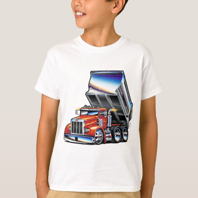 Peterbilt 357 Lastbil T-shirt (Framsida)