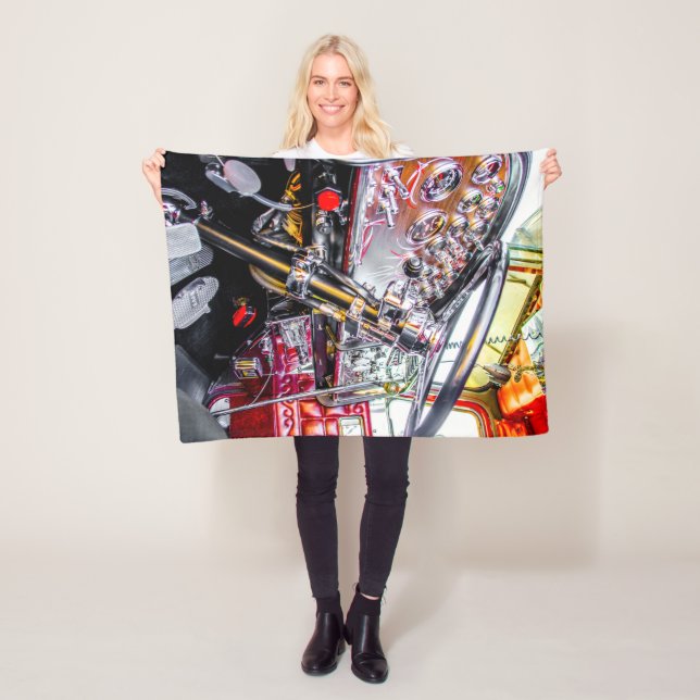 Peterbilt 359 rusar fleecefilt (På plats)