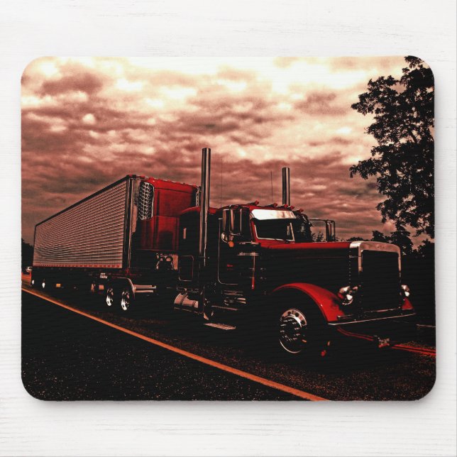 Peterbilt 379 för M Hornings redigerar Mousepad Musmatta (Framsidan)