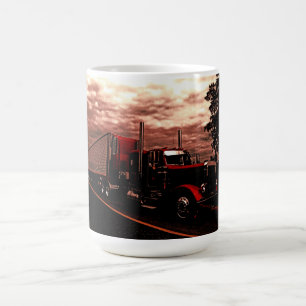 Peterbilt 379 för M Hornings redigerar muggen Kaffemugg