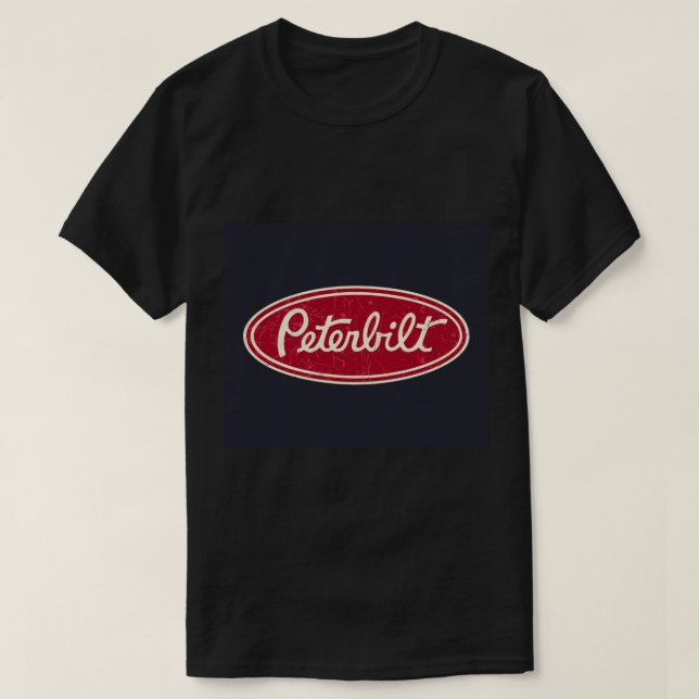 Peterbilt Lastbil Tävla Vintage Throw Blanket T Shirt (Design framsida)