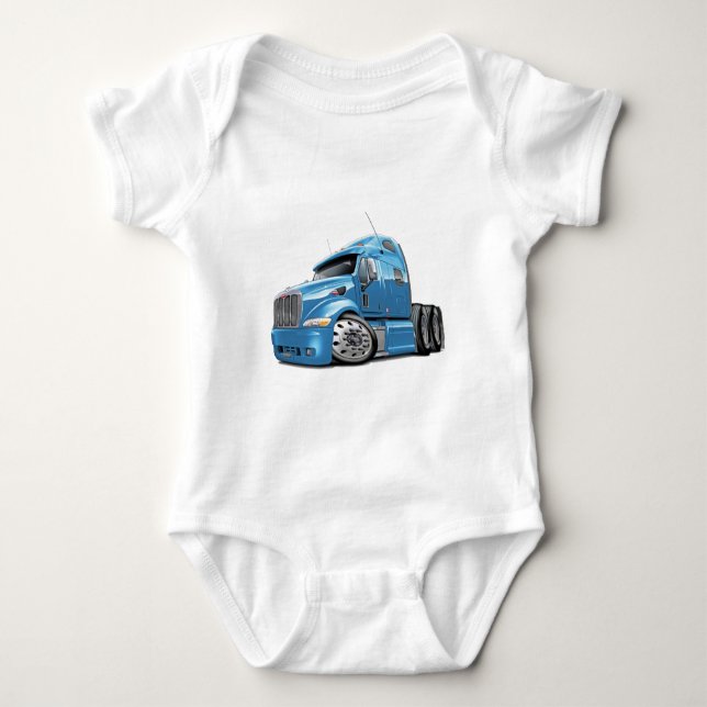Peterbilt Lt Slösa Åka lastbil Tee (Framsida)