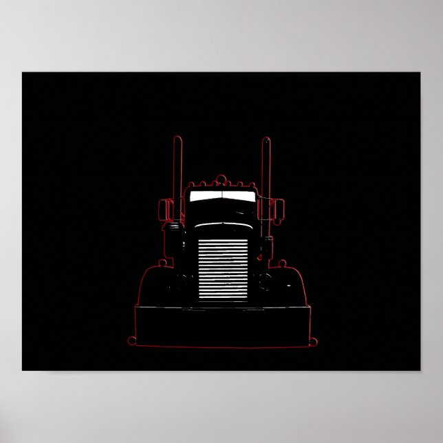 Peterbilt Nål Nose-redigering #3 poster (Framsidan)