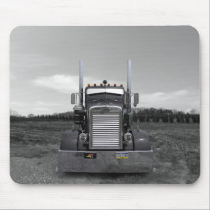 Peterbilt nålnäsa b/w Mousepad Musmatta