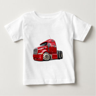 Peterbilt röd lastbil tee shirt