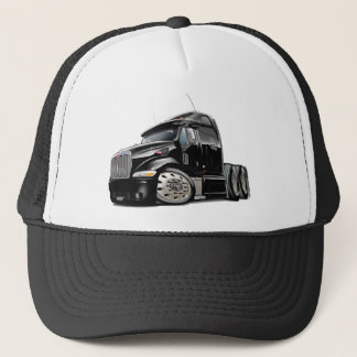 Peterbilt svartlastbil keps