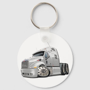 Peterbilt vitlastbil nyckelring